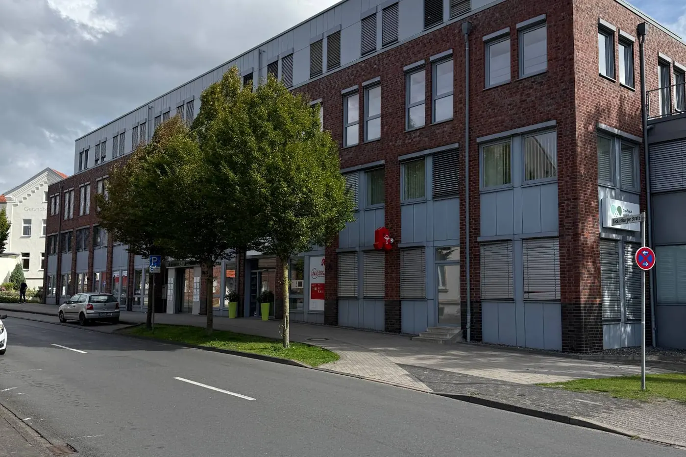 Außenansicht des Burgforums an der Tecklenburger Straße 30 in Steinfurt